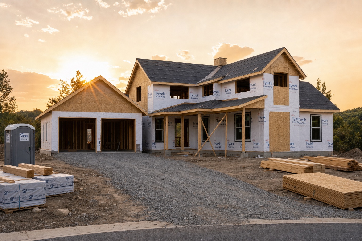 Renovation: Roof, siding, and finish work